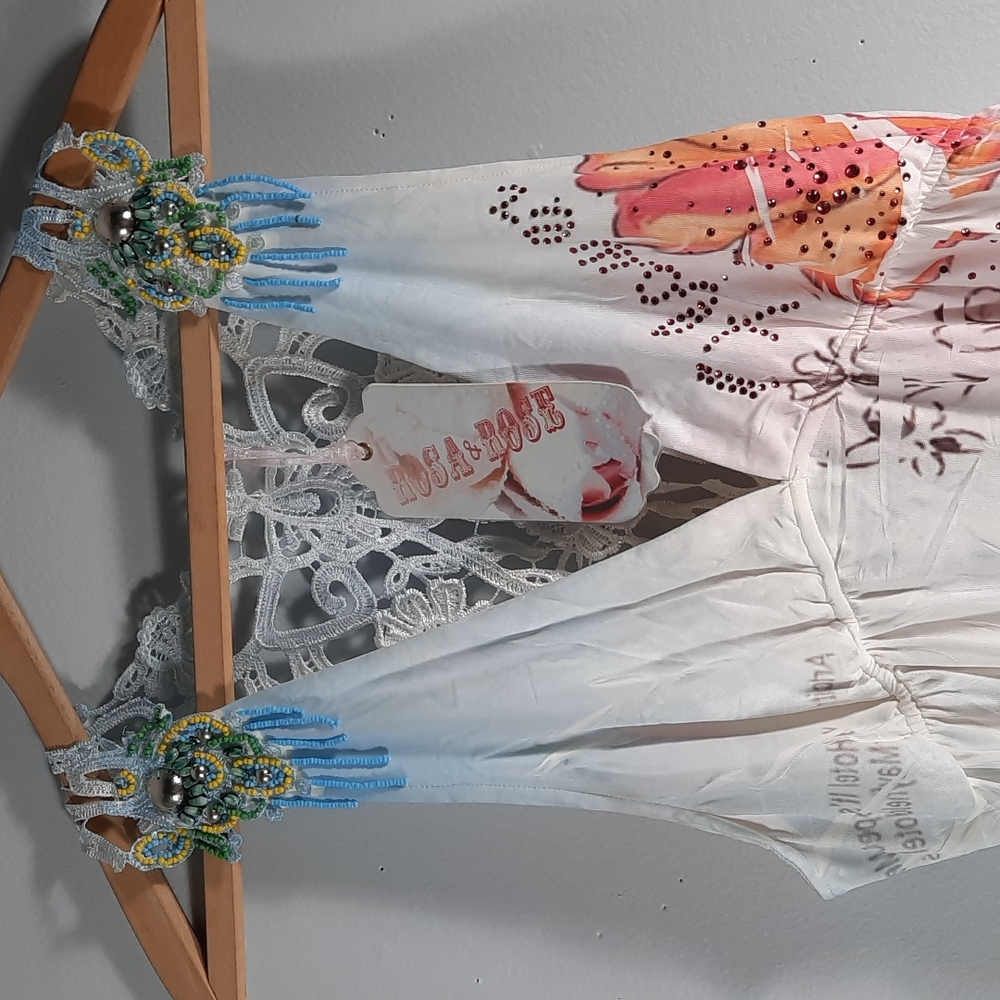 NWT ROSA ROSE SLVLESS DRESS SZ S - Picture 2 of 14